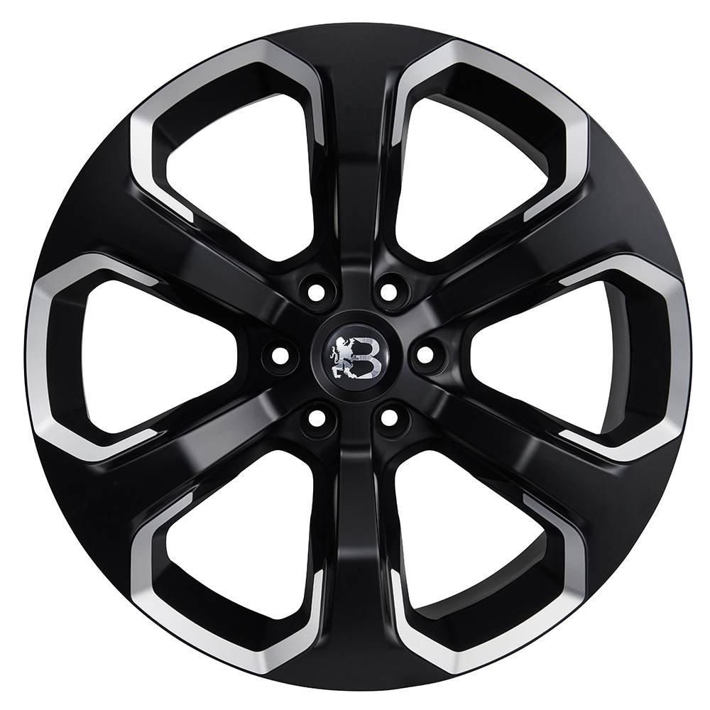 Bawarrion Wheels | IBX | 10x22 | ET+5 | Brilliant Cut | Bawarrion Logo Chrome
