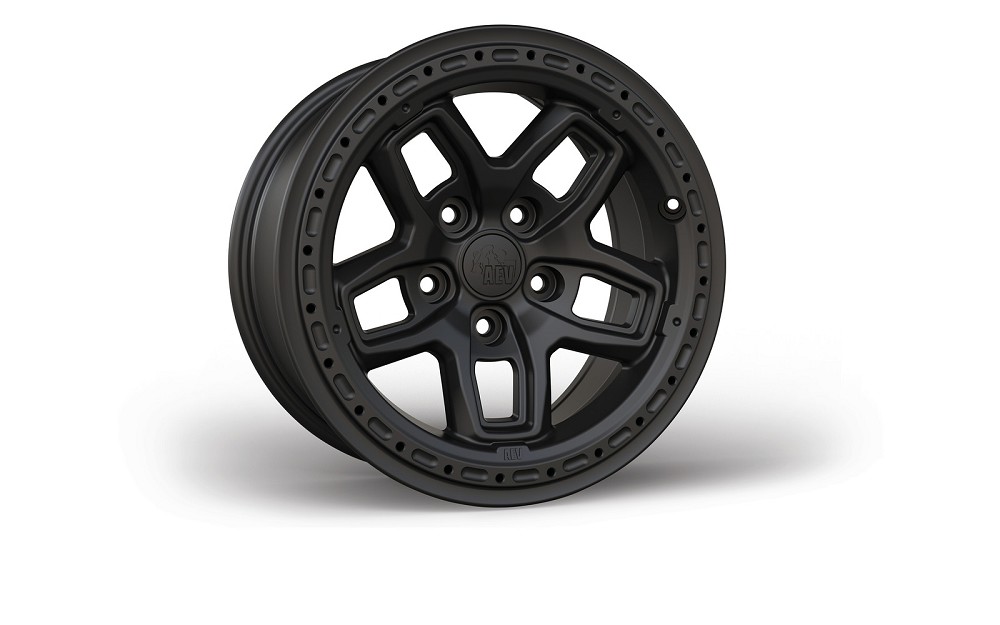AEV Wheels Borah DualSport | 8,5x17 | Satin Black | Jeep Wrangler JL | Jeep Gladiator JT