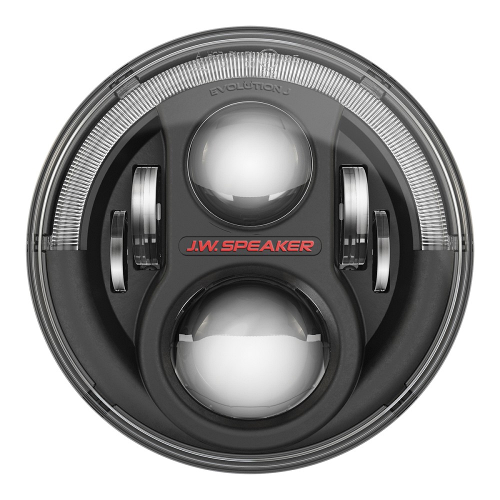 J.W.Speaker J2 Series LED Headlights Kit | Black | ECE | 07-18 Jeep Wrangler JK