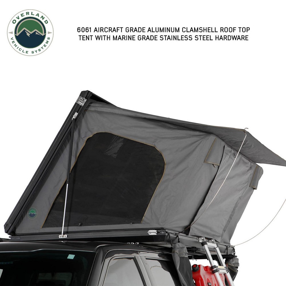 Overland Vehicle Systems "Sidewinder" Aluminum Clamshell Roof Top Tent