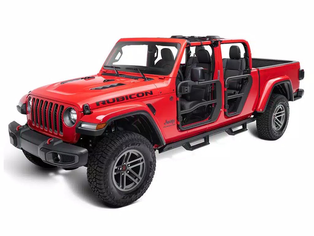 Rugged Ridge Front Tube Doors with Mirrors | Jeep Wrangler JL | Jeep Gladiator JT