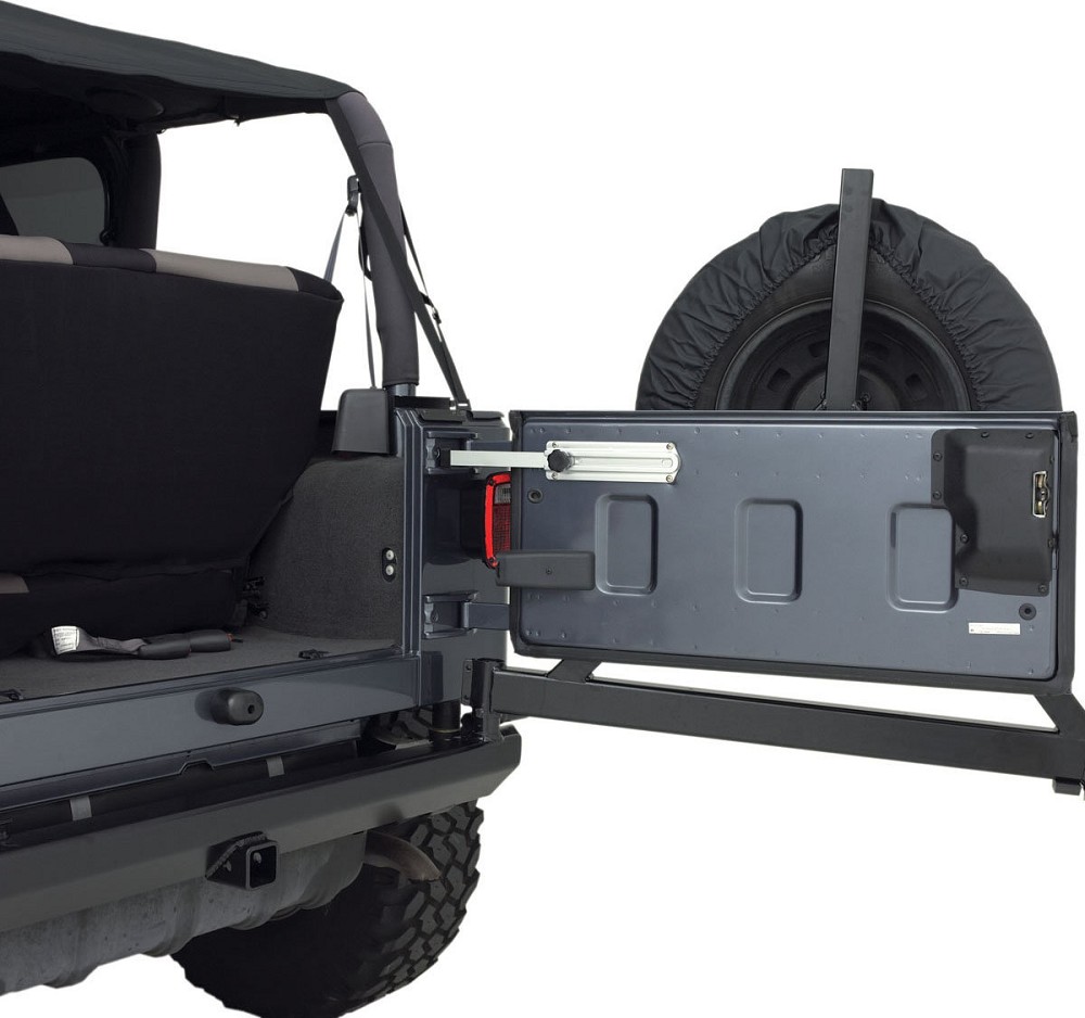 Rampage Products Aluminum Tailgate Stop | Jeep Wrangler YJ | Jeep Wrangler TJ | Jeep Wrangler JK