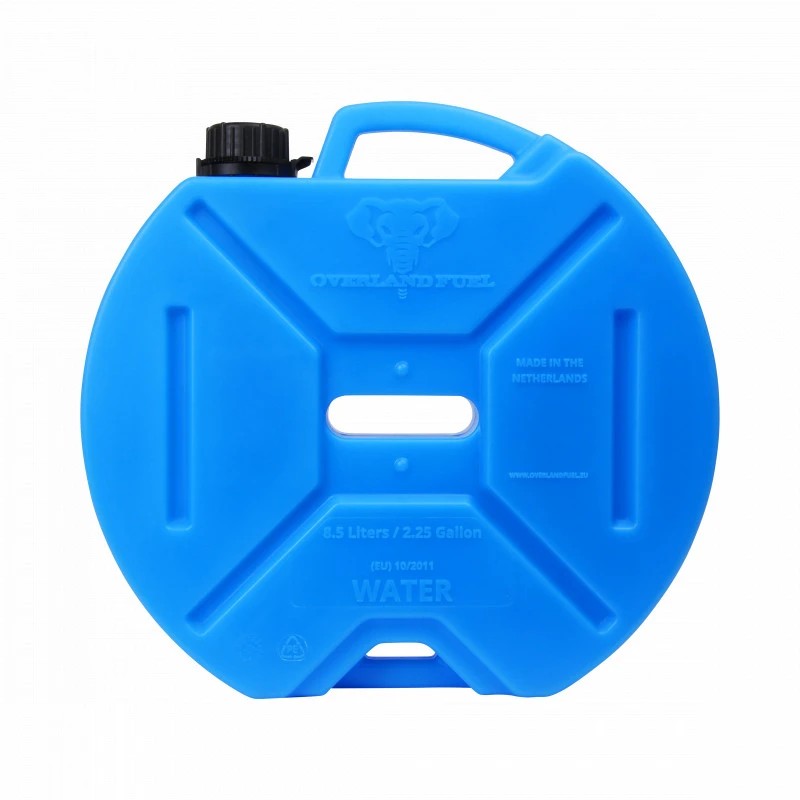 Overlandfuel Rounded Water Jerry Can | 8.5 Litre | Blue