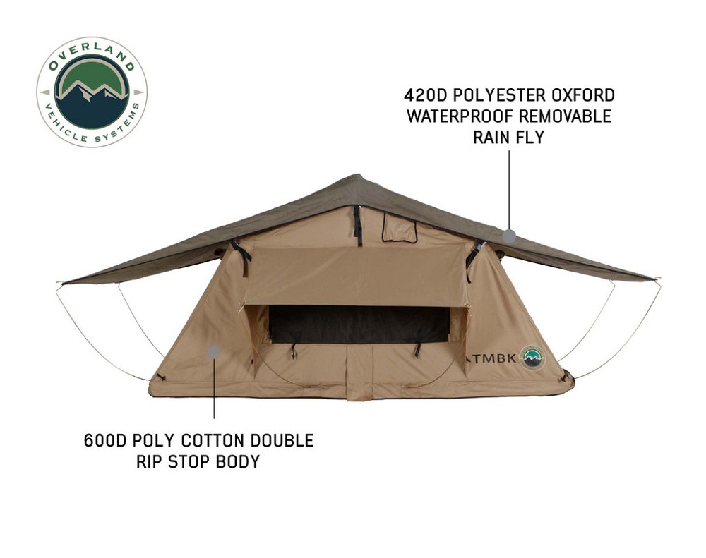 Overland Vehicle Systems "TMBK" Roof Top Tent | 3 Person |