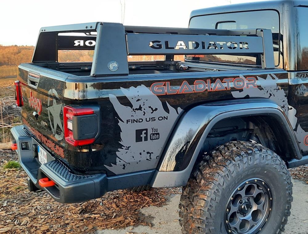 ON Side Crossbars "GLADIATOR" for Half Bed Rack | Jeep Gladiator JT