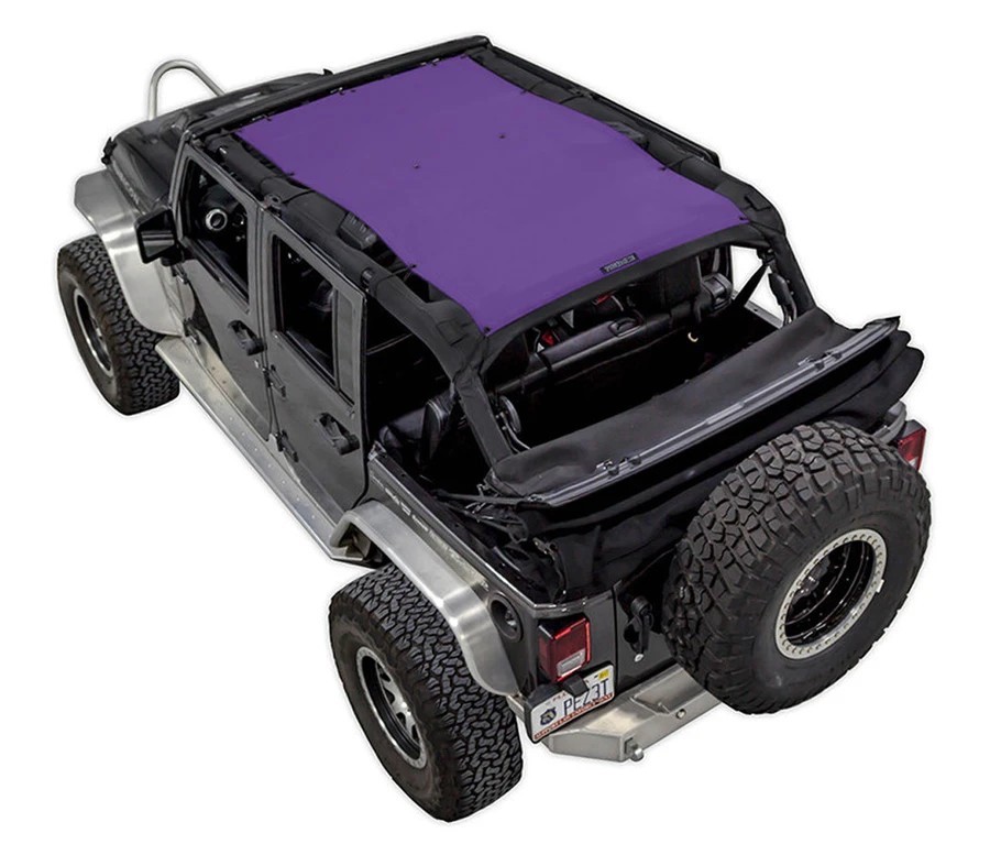 SpiderWebShade SW1 JK-4D Shade Top | Purple | Jeep Wrangler JK 4 Door