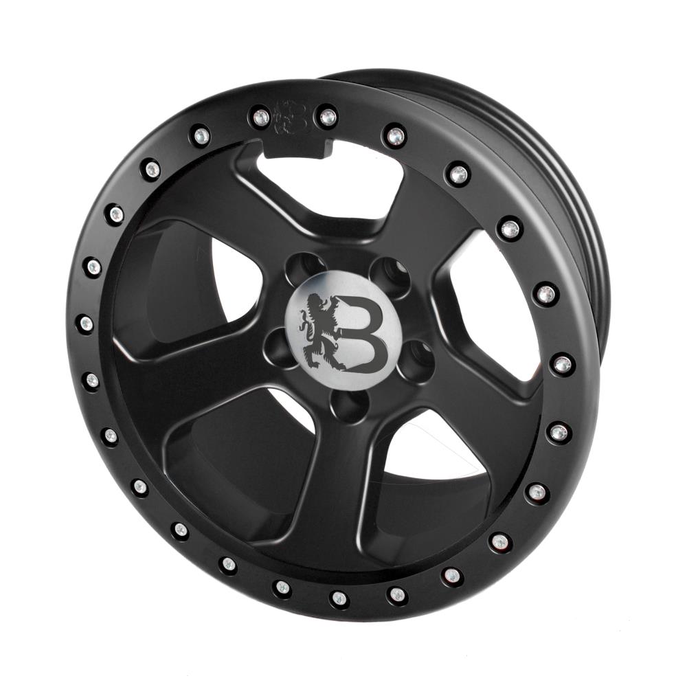 Bawarrion Wheels | Bon'z Beadlock HD | 9x17 | Offset -30 | Matte Black | Ring Matte Black | 09-18 RAM1500 | 19+ RAM1500 Classic
