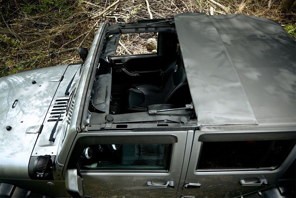 Rampage Products Frameless Soft Top "TrailView Tonneau" | Jeep Wrangler JK 4-Türer