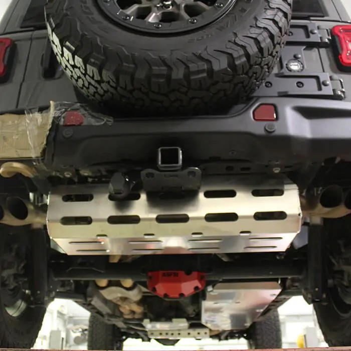 Asfir4x4 Transfer Case Skid Plate | Gasoline only | Jeep Wrangler JL | Jeep Gladiator JT