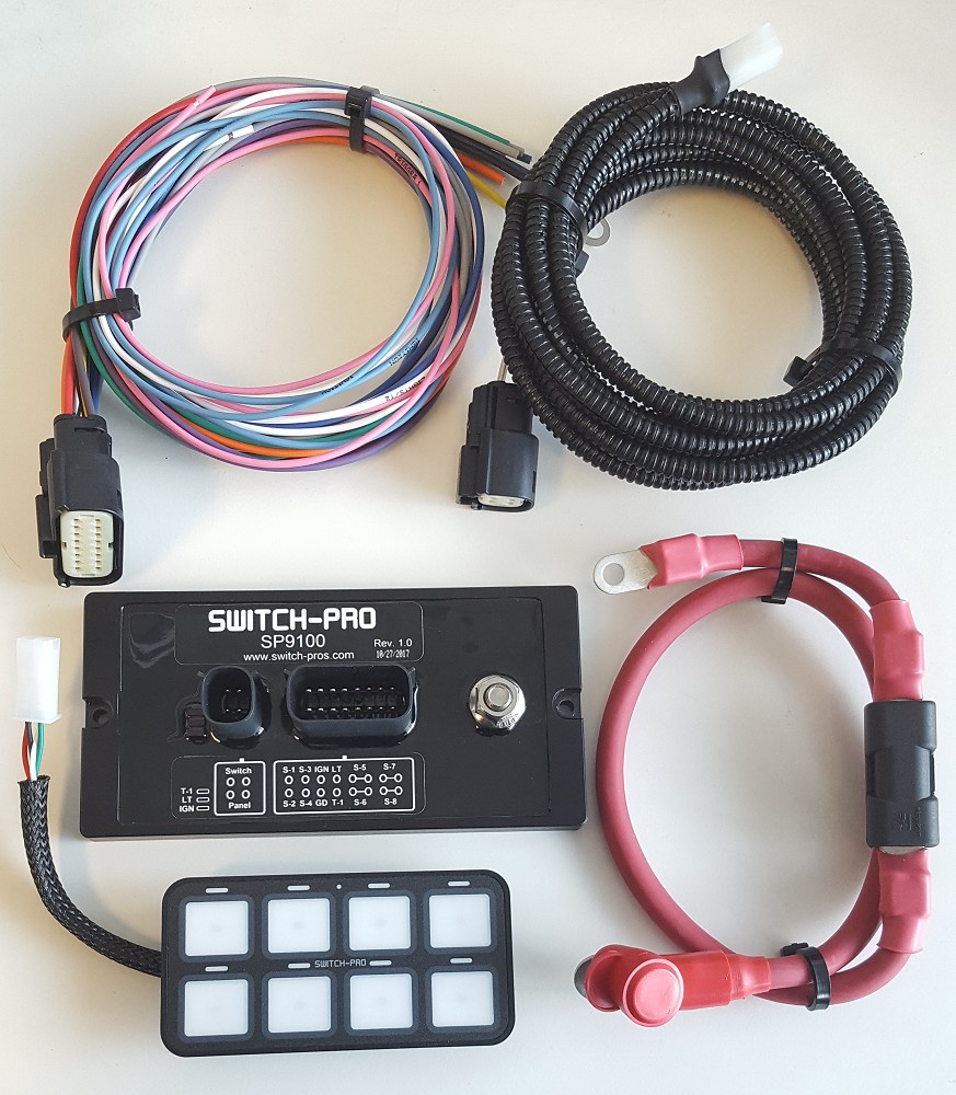 Switch-Pros SP9100 8-Fach Schalter Kit RGB Backlight