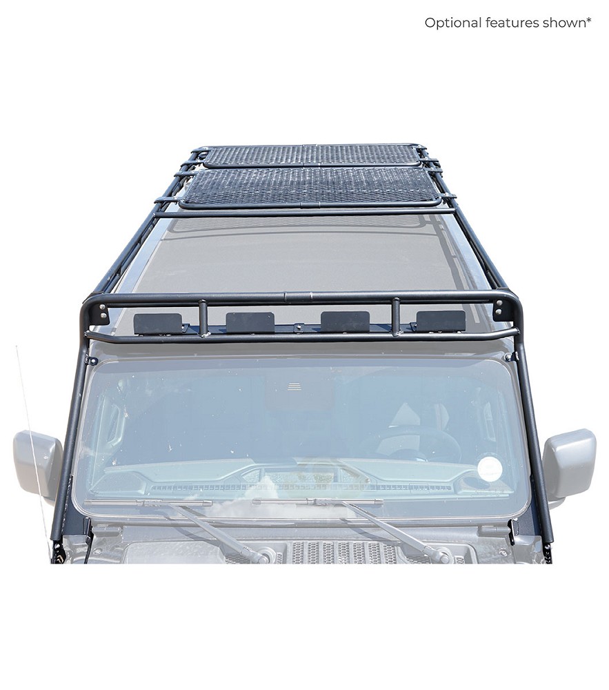 GOBI Racks Dachträgersystem "Stealth-Multi-Fifty-SOT" | Jeep Wrangler JL 4-Türer mit Sky One Touch