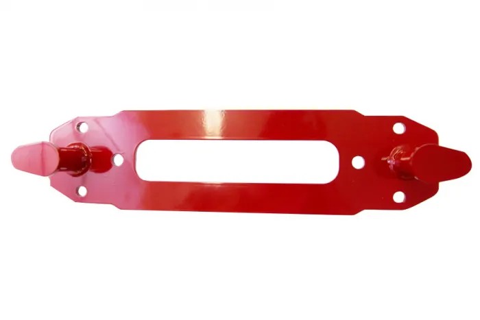 Maximus-3 "Centered" Winch Hook Anchor for Rubicon X Front Bumper | Red | 07-18 Jeep Wrangler JK