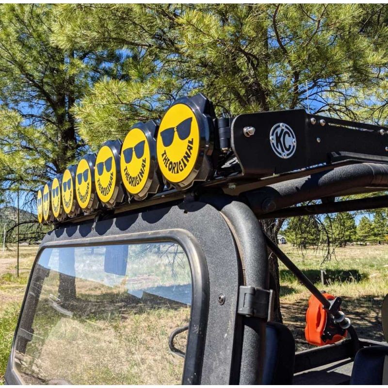 KC HiLiTES Light Cover "50th Anniversary Smiley Face" for 6" Gravity LED Pro6