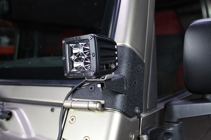 Fishbone Offroad Lichthalterung A-Säule | Jeep Wrangler TJ