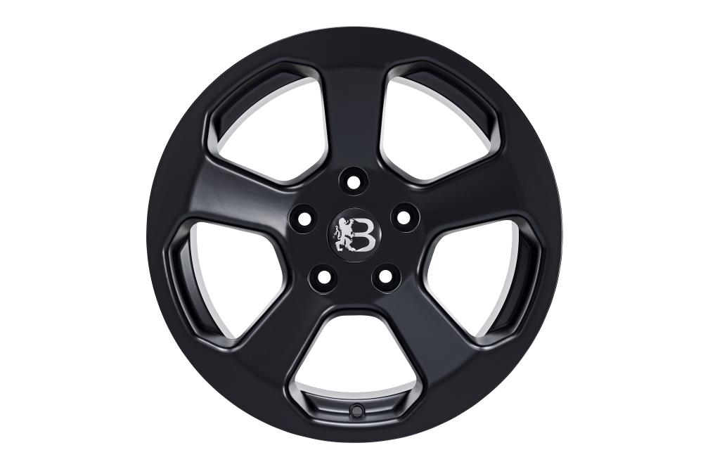 Bawarrion Wheels | BON'Z | 8,5x17 | Offset +10 | Matte Black | Wheel Cap Matte Black | Logo Chrom